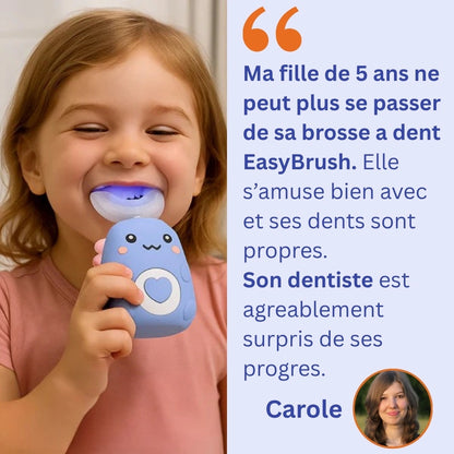 petite fille brossage dent easybrush